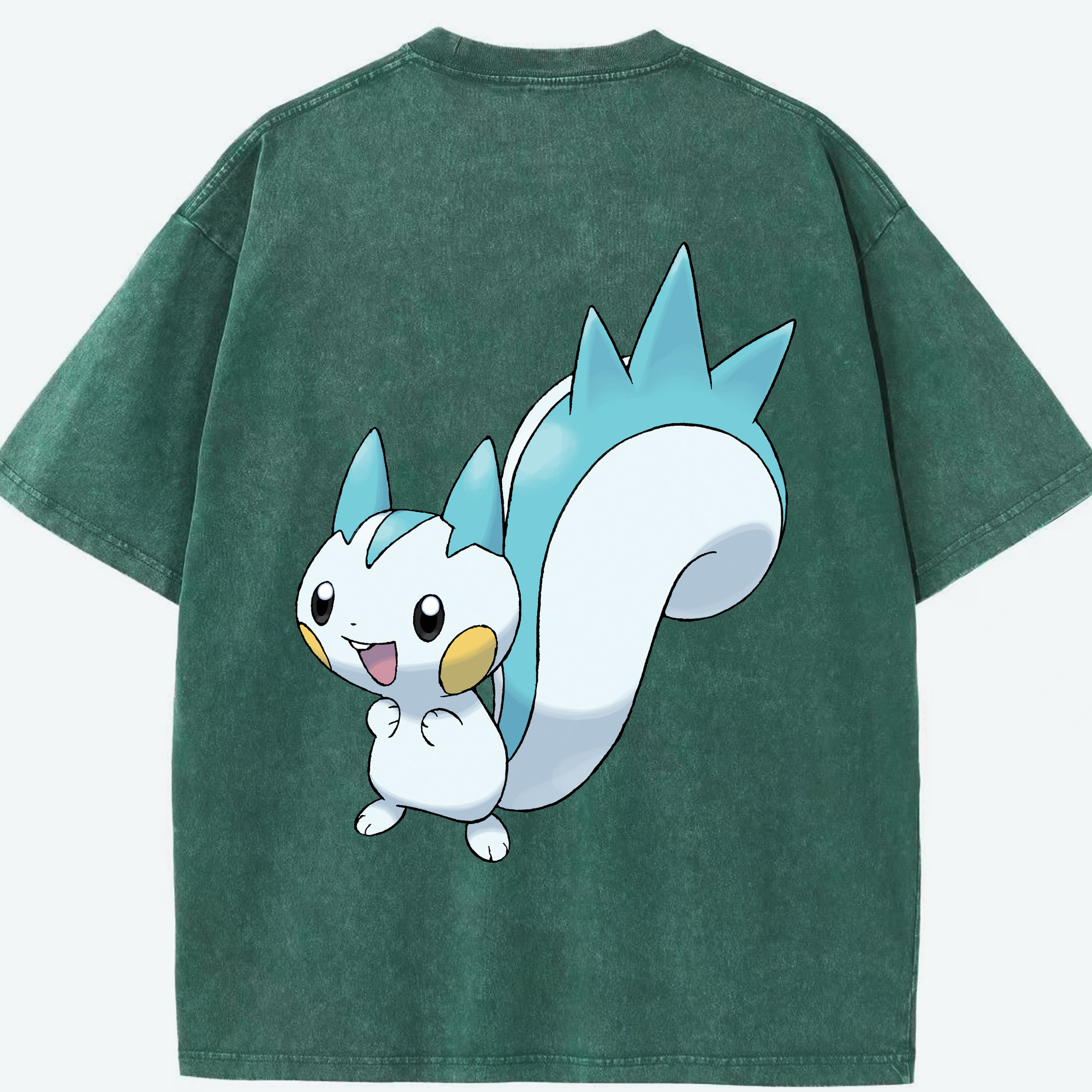 （画像用） ポケットモンスター Pokémon 綿100% ヴィンテージ風 半袖Tシャツ（背面プリント）
